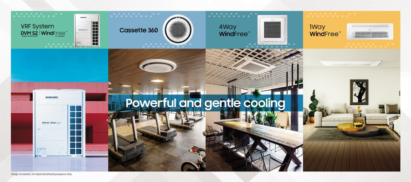Samsung WindFree AC indoor product range