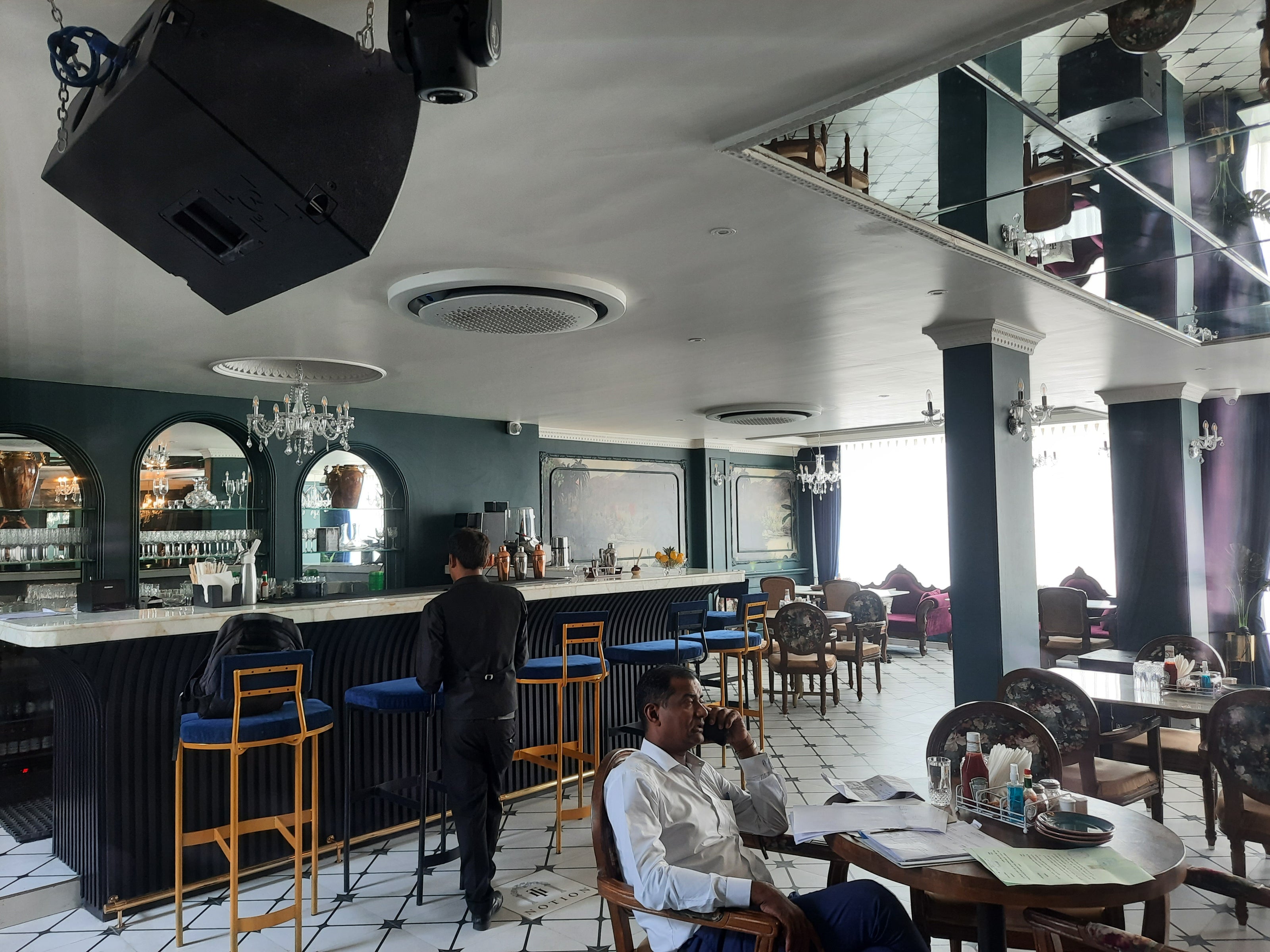 Samsung 360 Cassette AC Installed in Counter Area Of Notion Cafe Jaipur