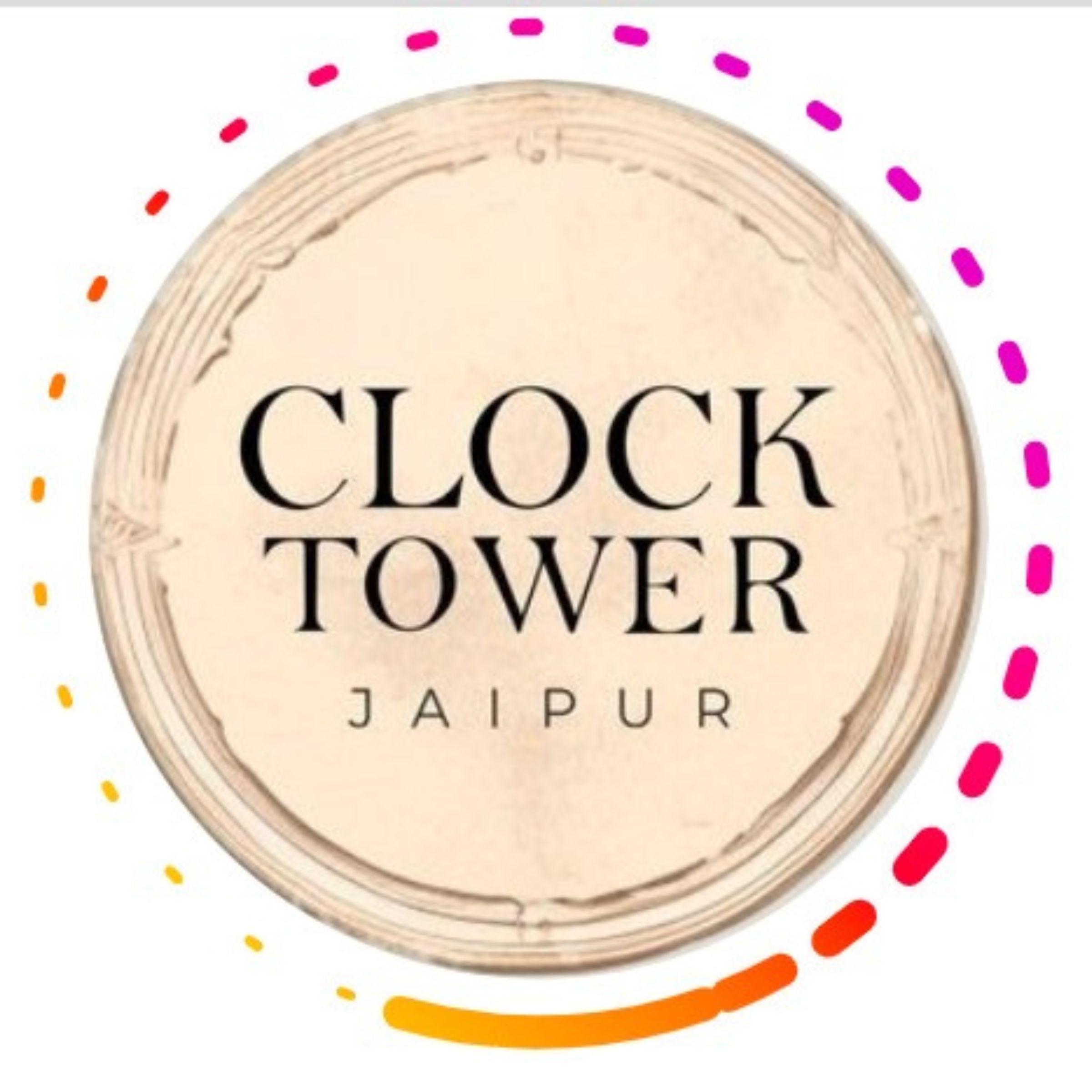 clock tower cafe jaipur logo