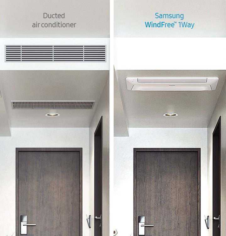 Samsung 1 Way Cassette AC Vs Ducted Air Conditioning