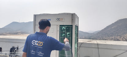 ACES Expert Cleaning Outdoor Unit Of VRF System
