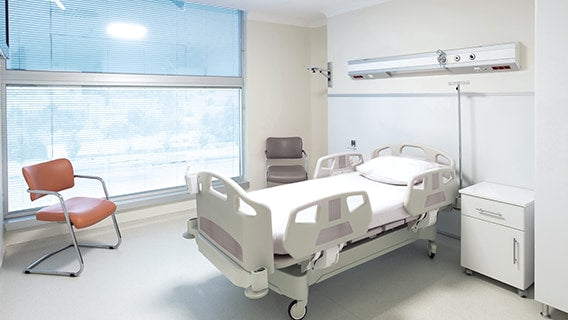 Air Conditioner System In Hospital Patient Room
