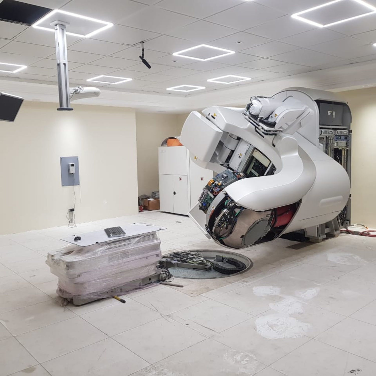 Air conditioning in linac room