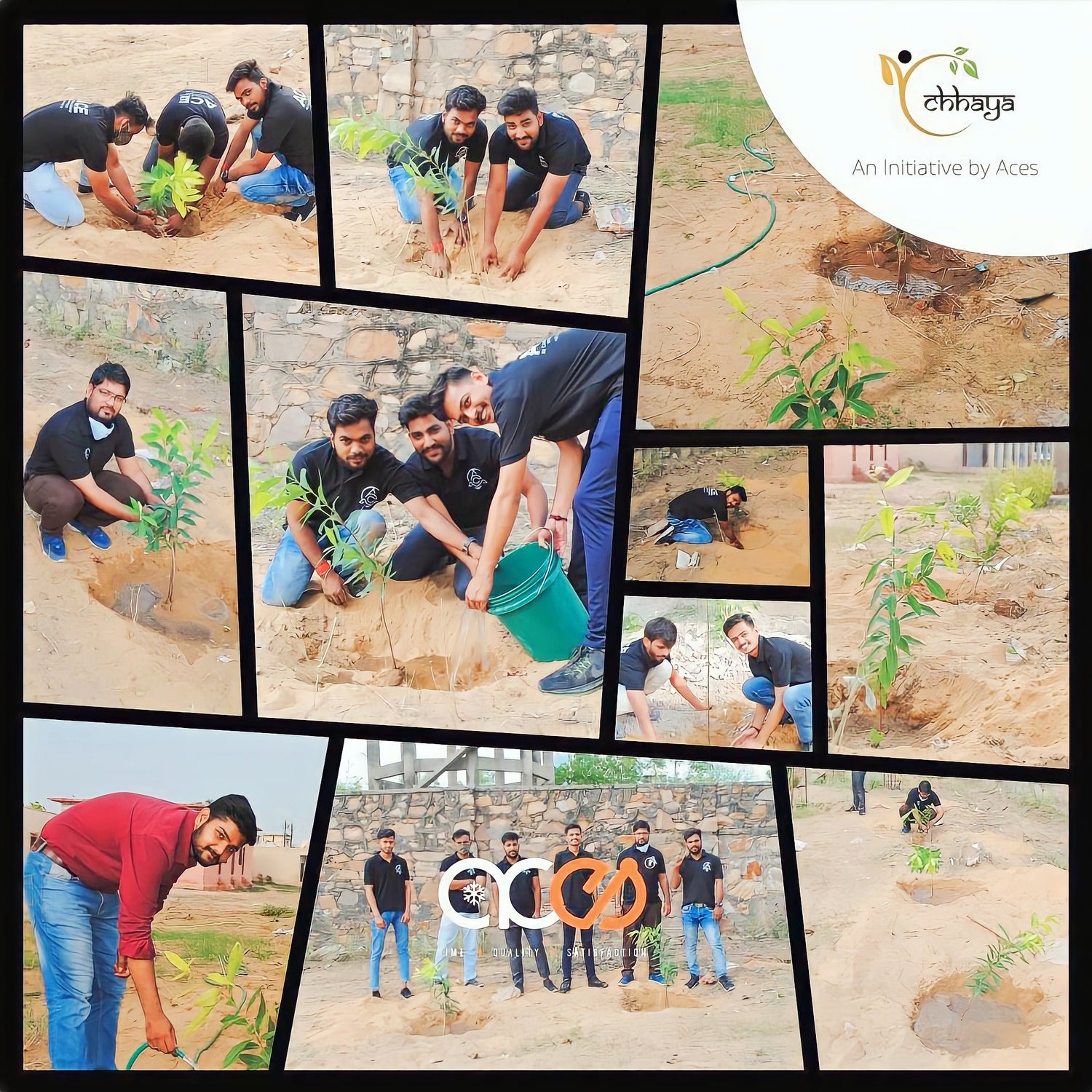 ACES Mission Chhaya For Planting 2000+ Trees