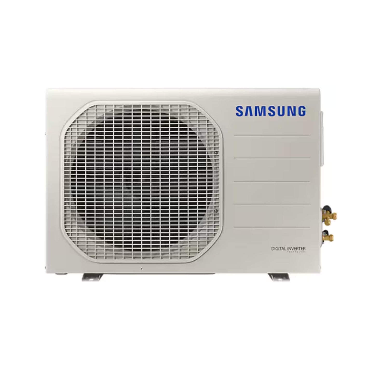 closer view of samsung split ac outdoor unit