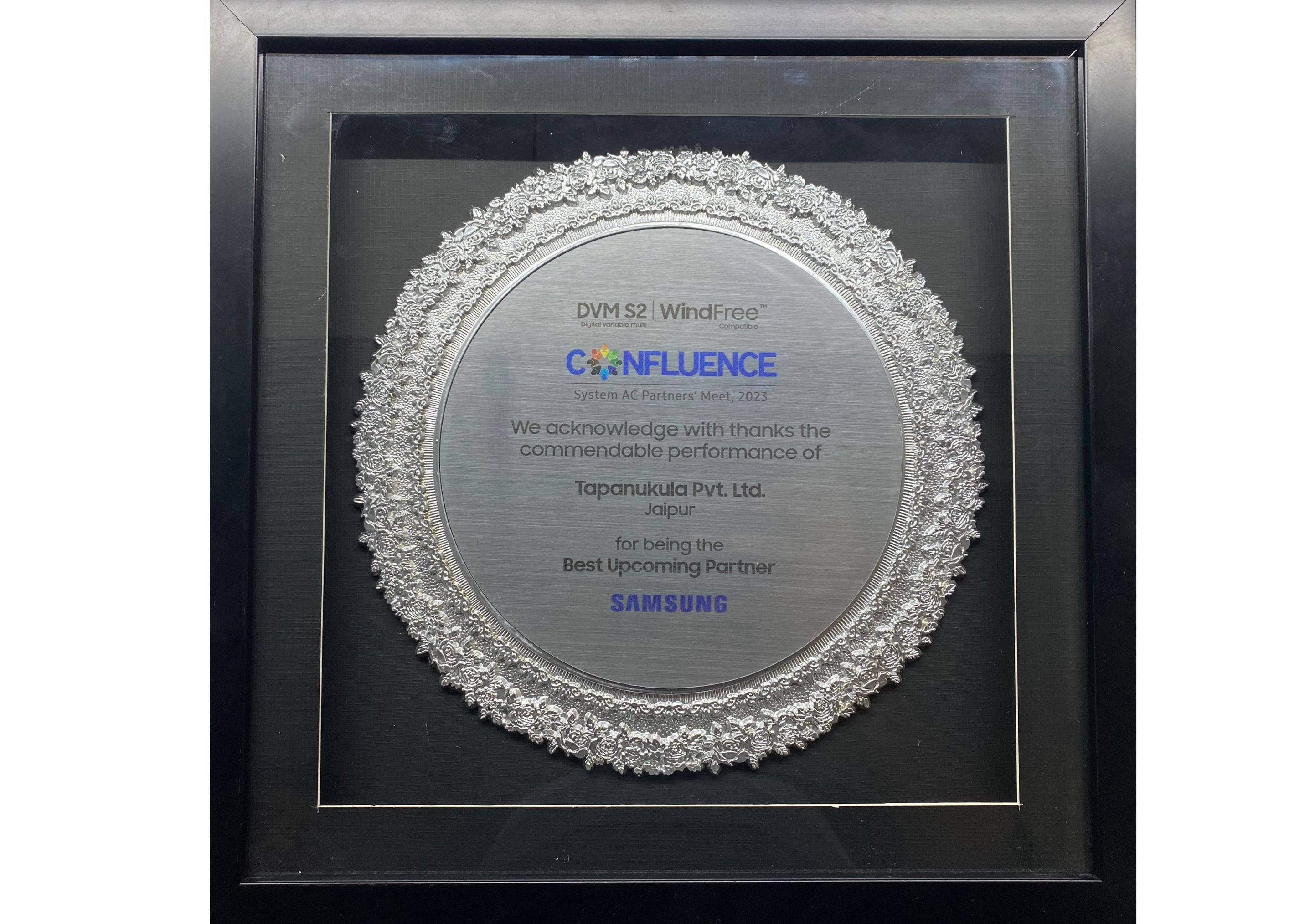 Tapanukula Performance Certificate From Samsung