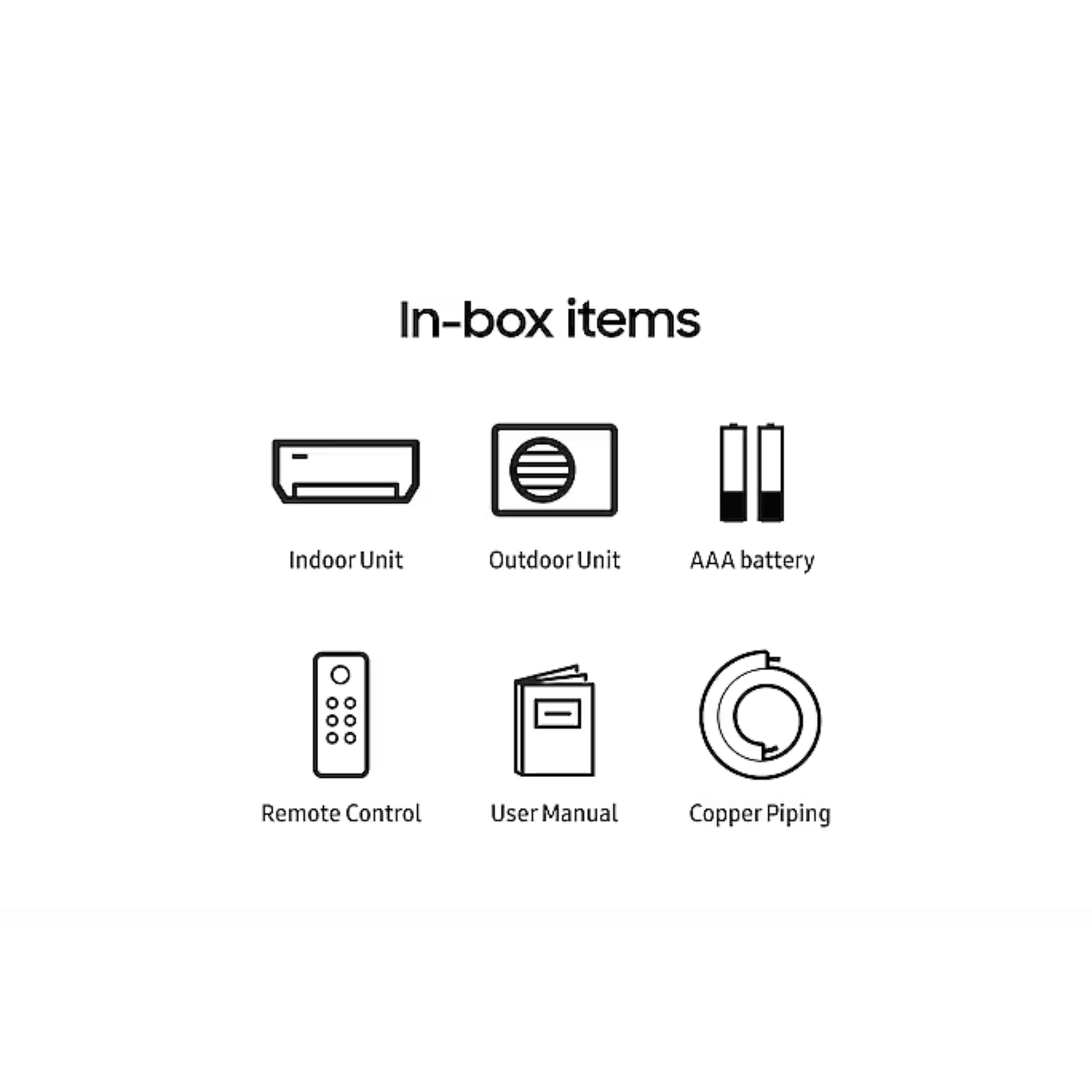 Split ac box contains details