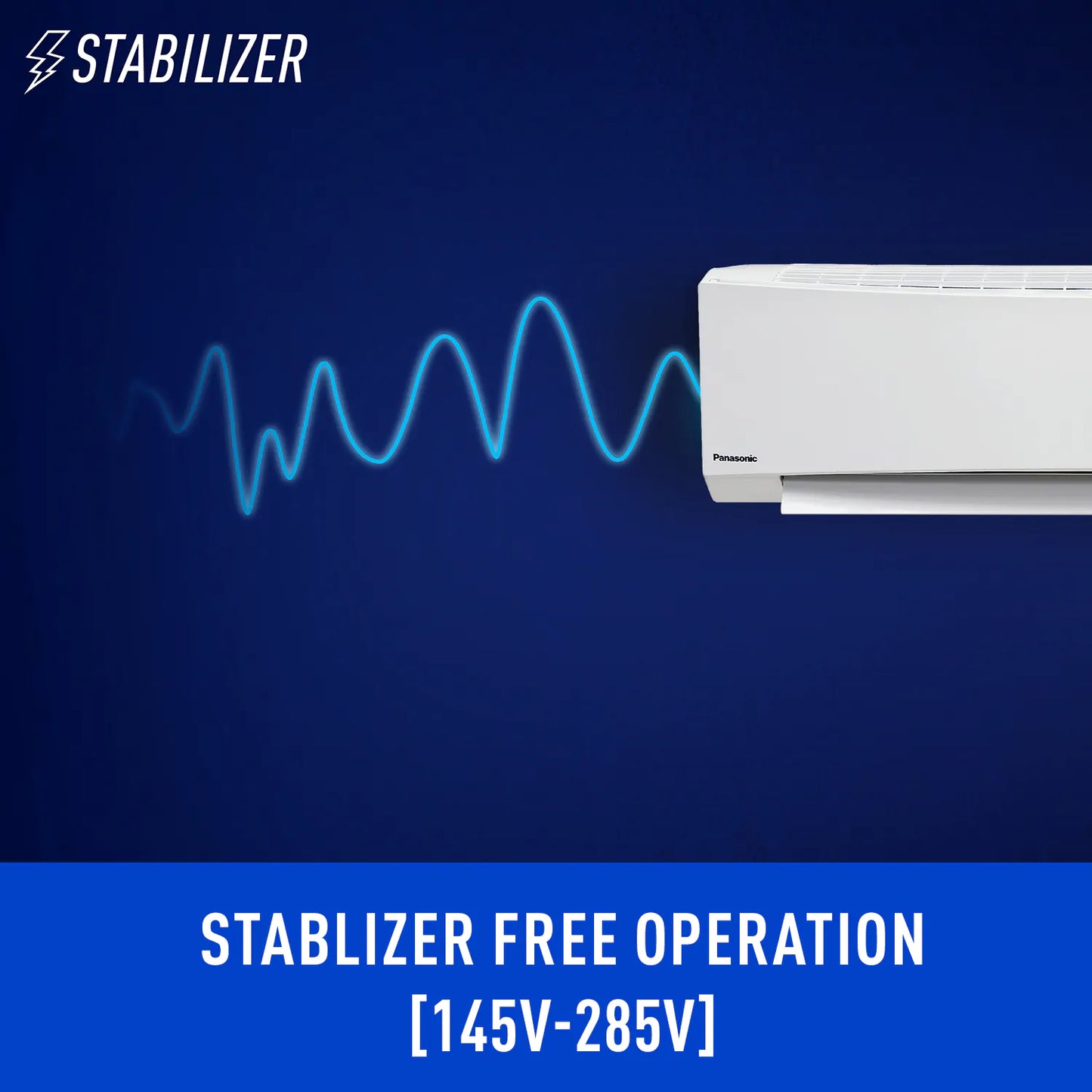 Panasonic stablizer free operation air conditioning