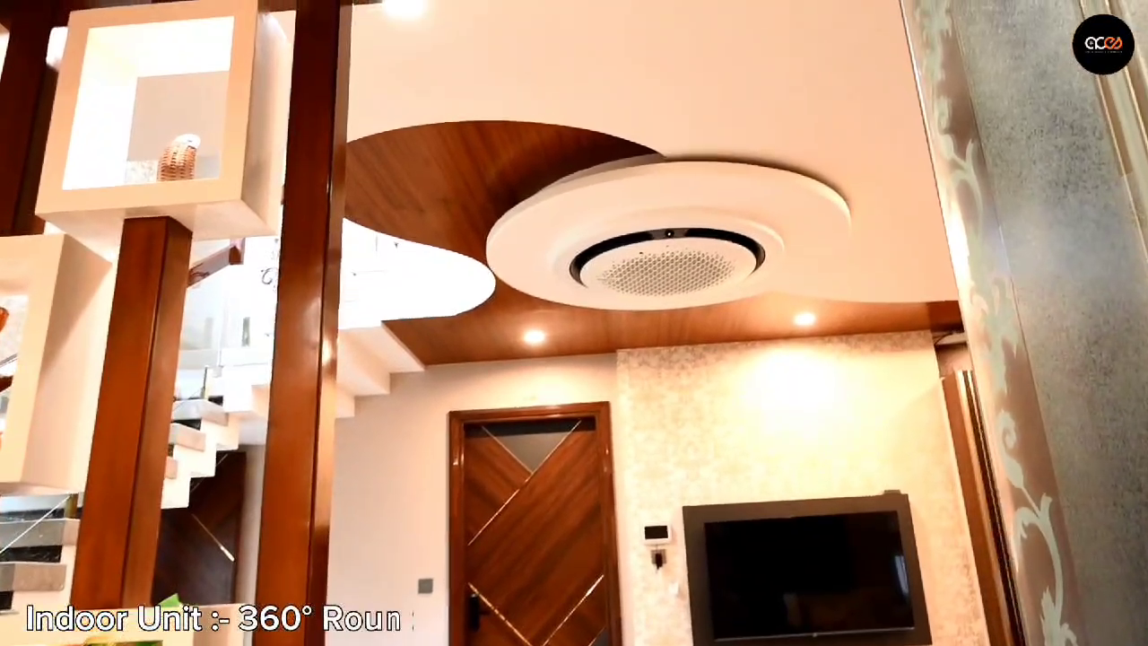Samsung 360 Round Cassette AC installed in living room