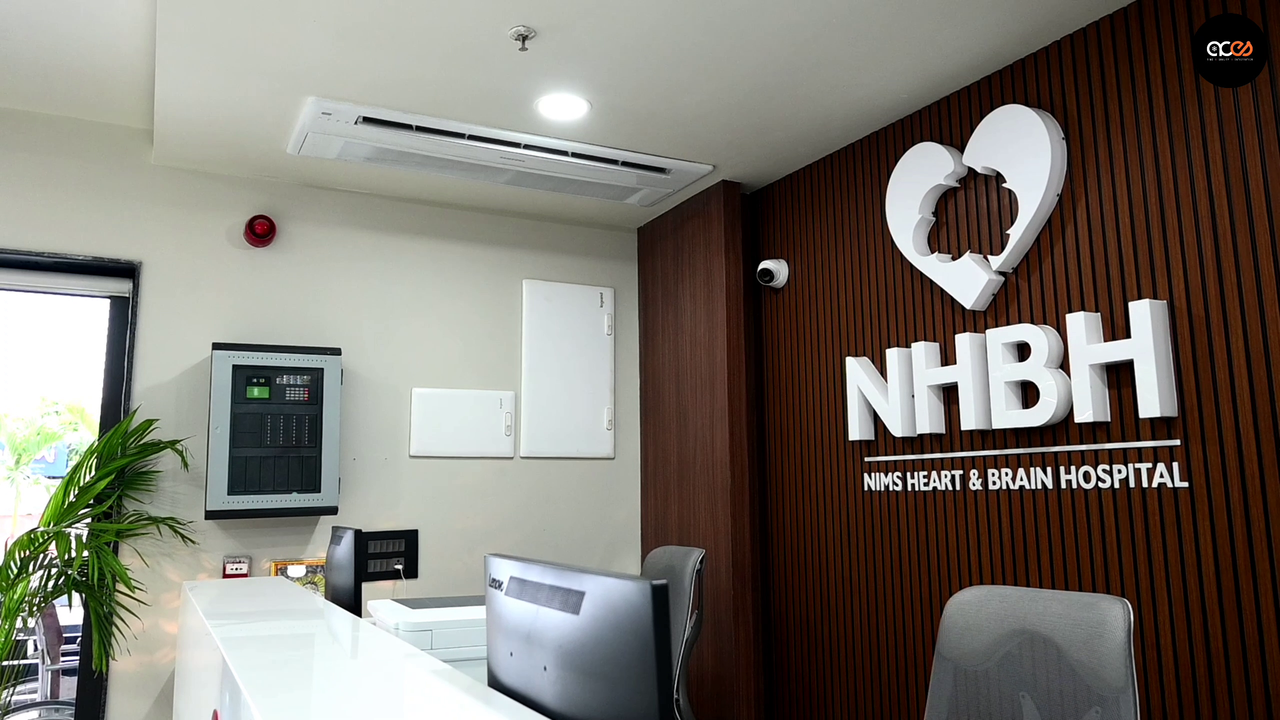 NHBH Hospital Samsung 1way cassette ac installed in office by ACES