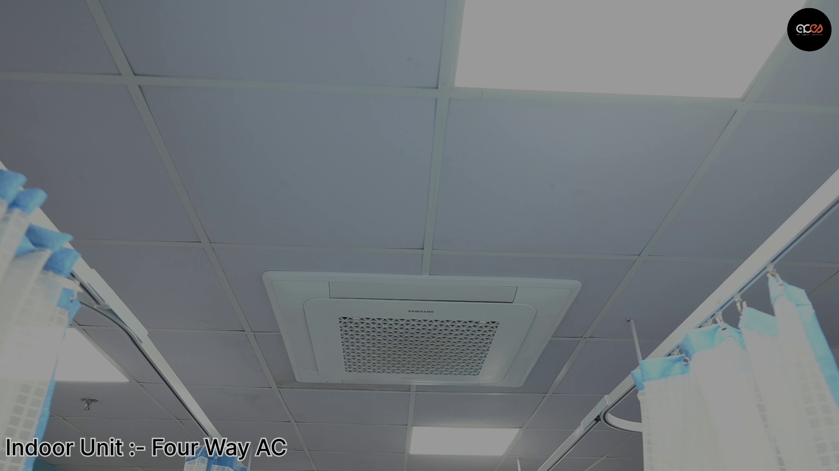 Samsung 4Way Cassette AC Installed in NIMS Hospital by ACES